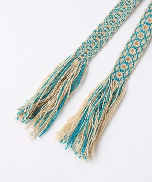 guanabana（グァナバナ）の「【GUANABANA】 HANDMADE Belt（ベルト・レディース・ネイビー/レッド/オフホワイト・FREE）」の7枚目の写真