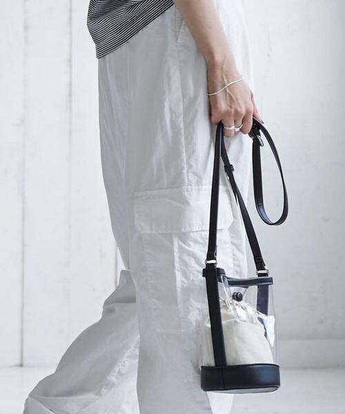 coen（コーエン）の「ナイロンパラシュートカーゴパンツ（カーゴパンツ・レディース・ホワイト/ブラック・S/M/L）」の8枚目の写真