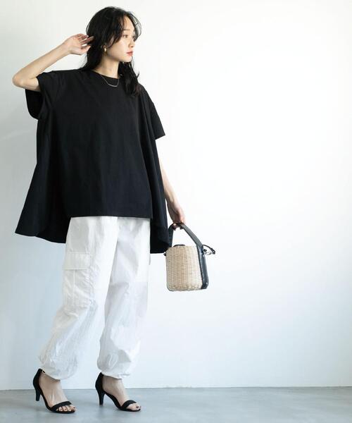 coen（コーエン）の「ナイロンパラシュートカーゴパンツ（カーゴパンツ・レディース・ホワイト/ブラック・S/M/L）」の10枚目の写真