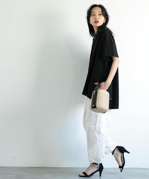 coen（コーエン）の「ナイロンパラシュートカーゴパンツ（カーゴパンツ・レディース・ホワイト/ブラック・S/M/L）」の12枚目の写真