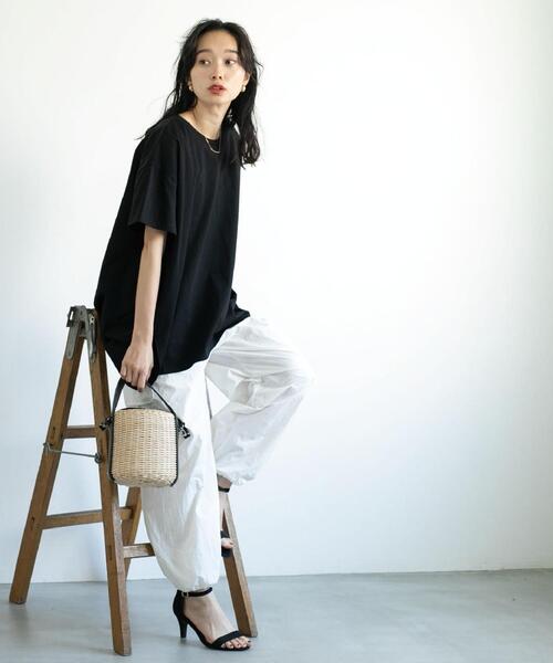 coen（コーエン）の「ナイロンパラシュートカーゴパンツ（カーゴパンツ・レディース・ホワイト/ブラック・S/M/L）」の14枚目の写真