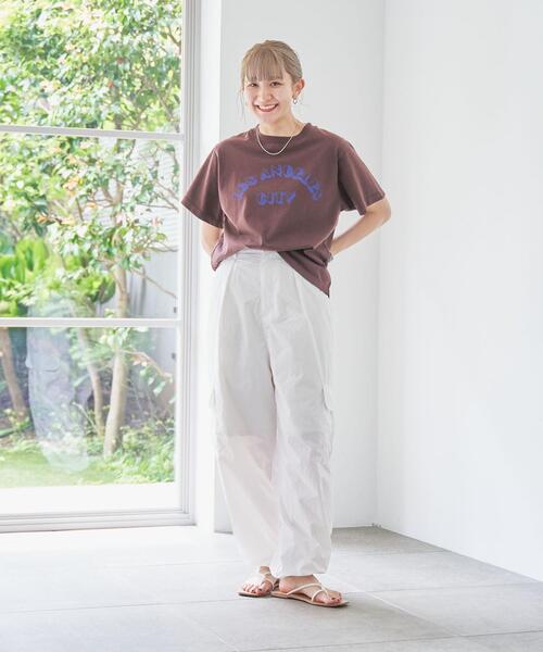 coen（コーエン）の「ナイロンパラシュートカーゴパンツ（カーゴパンツ・レディース・ホワイト/ブラック・S/M/L）」の18枚目の写真