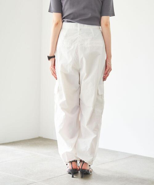 coen（コーエン）の「ナイロンパラシュートカーゴパンツ（カーゴパンツ・レディース・ホワイト/ブラック・S/M/L）」の21枚目の写真