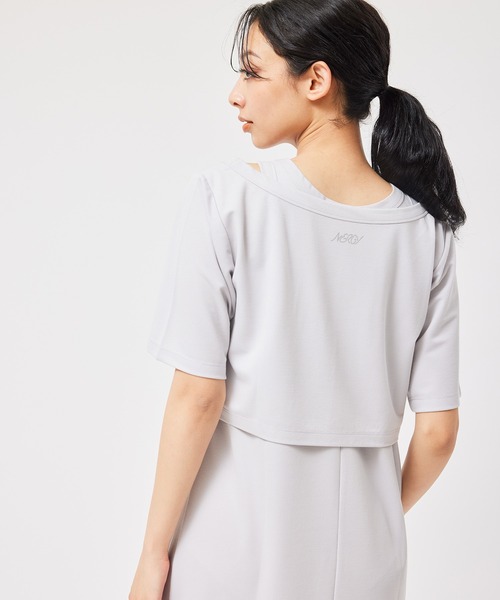 NERGY（ナージー）の「【セットアイテム】レイヤードカットワンピース（ワンピース・レディース・ライトグレー/グリーン・FREE）」の11枚目の写真