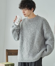 WEGO | WEGO/【23年秋冬新作】モヘアライクBIGプルオーバー(ニット/セーター)