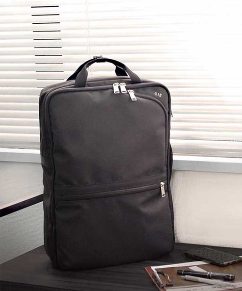 CIE（シー）の「【CIE】CIE-VARIOUS 2WAY BACKPACK 022504（バックパック/リュック・メンズ・ブラック/ネイビー/グレー/サンドベージュ・FREE）」の5枚目の写真
