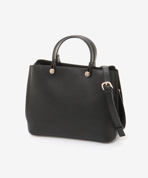 MAJESTIC LEGON(マジェスティックレゴン)の「バイカラー2wayショルダーバッグ(ショルダーバッグ・レディース・グレイッシュベージュ/カーキオリーブ/ブラック・FREE)」の2枚目の写真