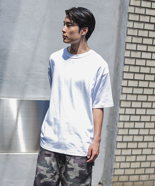 BEAMS T（ビームスティー）の「newT / T-shirt（Tシャツ/カットソー・メンズ・ベージュ/ネイビー/ホワイト/グリーン/ライトグレー/ブラック/ライトブルー/ミント/グリーン系その他2/ブラウン・LARGE/MEDIUM/XX-LARGE/X-LARGE/SMALL/X-SMALL）」の22枚目の写真