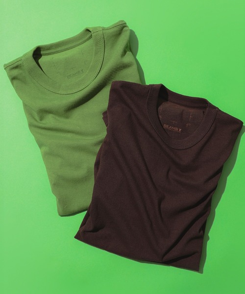 BEAMS T（ビームスティー）の「newT / T-shirt（Tシャツ/カットソー・メンズ・ベージュ/ネイビー/ホワイト/グリーン/ライトグレー/ブラック/ライトブルー/ミント/グリーン系その他2/ブラウン・LARGE/MEDIUM/XX-LARGE/X-LARGE/SMALL/X-SMALL）」の19枚目の写真