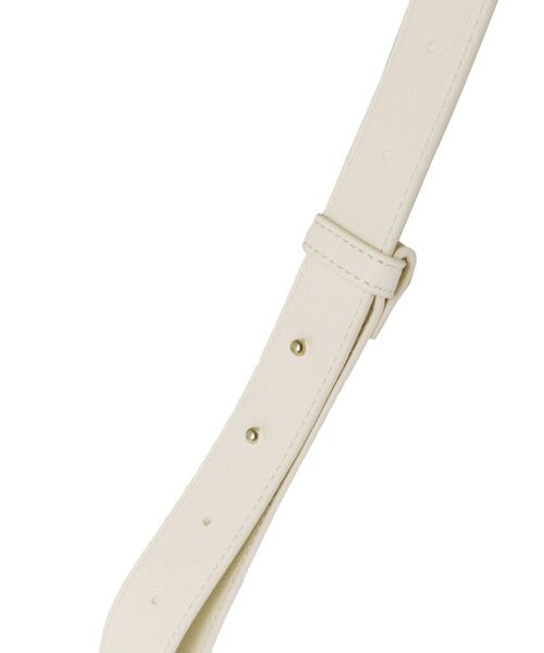 Ungrid（アングリッド）の「フェイクレザーショルダーバッグ（ショルダーバッグ・レディース・ブラック/アイボリー・FREE）」の14枚目の写真