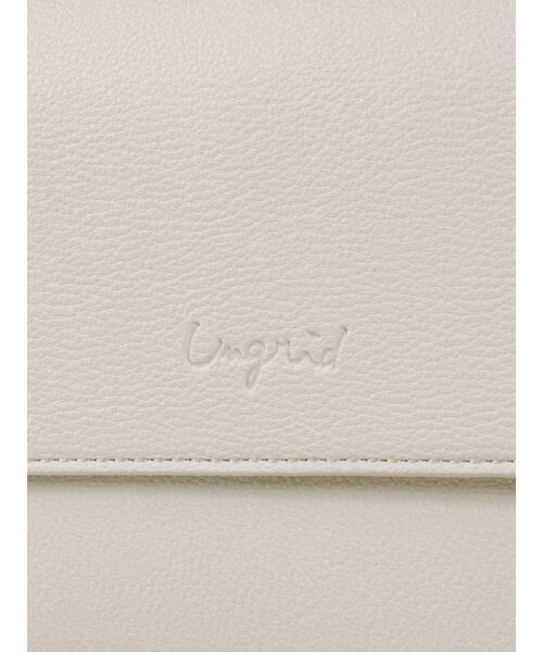 Ungrid（アングリッド）の「フェイクレザーショルダーバッグ（ショルダーバッグ・レディース・ブラック/アイボリー・FREE）」の15枚目の写真