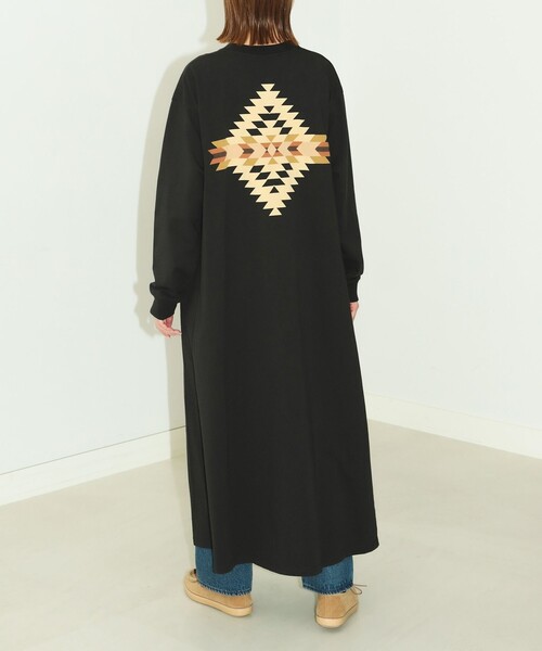 PENDLETON(ペンドルトン)の「PENDLETON × B:MING by BEAMS / 別注 フレア プリント ワンピース(ワンピース・レディース・オフホワイト/ターコイズブルー/チャコールグレー・FREE)」の17枚目の写真