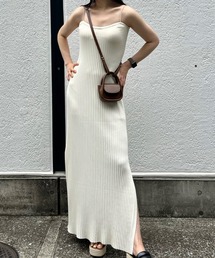 Pad in camisole ワンピース