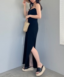 Pad in camisole ワンピース