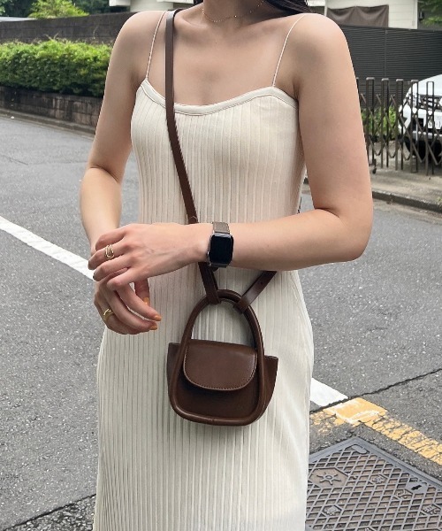 ACYM(アシーム)の「Pad in camisole ワンピース(ワンピース・レディース・アイボリー/ブラック・FREE)」の7枚目の写真