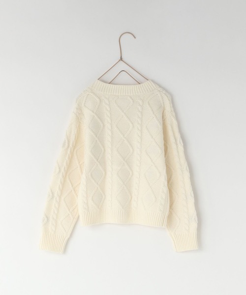 LOWRYS FARM（ローリーズファーム）の「フラワーシシュウカーデ　967923（カーディガン/ボレロ・キッズ・ネイビー/イエロー/アイボリー・110cm/120cm/130cm/140cm/150cm）」の12枚目の写真