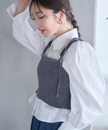 VIS | モールニットビスチェ(キャミソール)