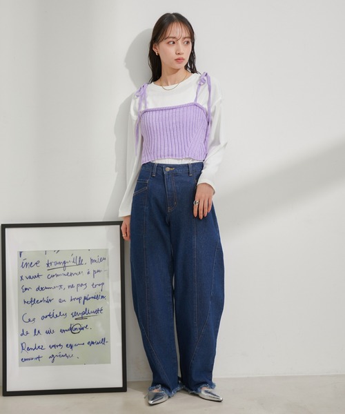 セール】モールニットビスチェ（キャミソール）｜VIS（ビス）の