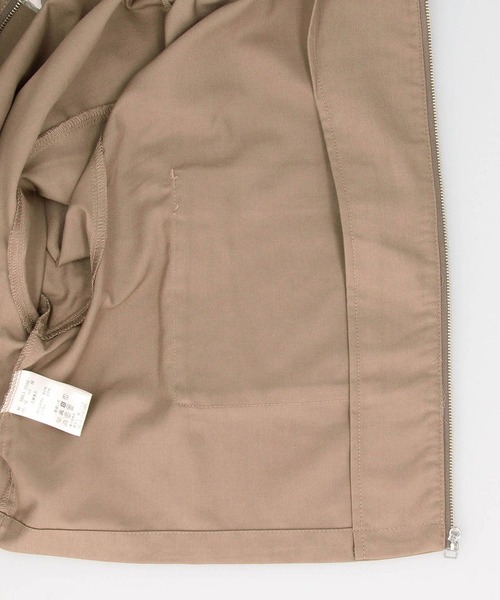 179/WG（イチナナキュウダブルジー）の「フラットカラーショートジャケット（その他アウター・レディース・ベージュ/グレー/ブラック・MEDIUM）」の9枚目の写真