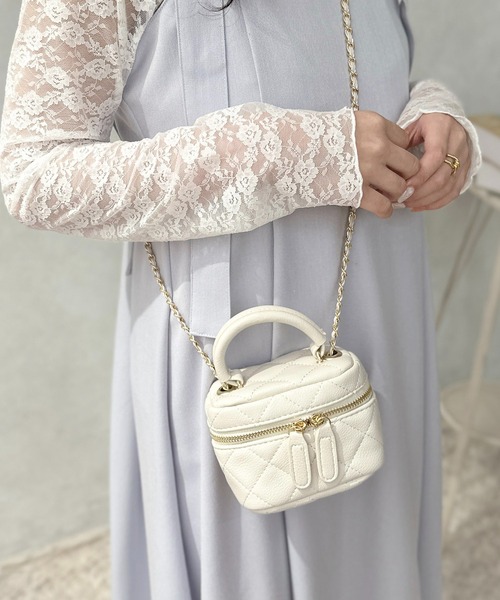 apres jour(アプレジュール)の「【apres jour×ARIAZ】ミニキルティングショルダー(ショルダーバッグ・レディース・ブラック/ホワイト・FREE)」の11枚目の写真