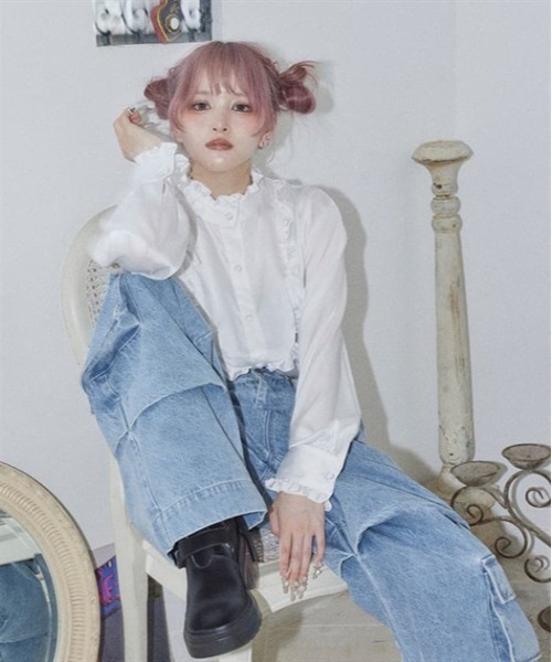 FickleBebe（フィクルベベ）の「FB ボリュームカーゴパンツ（カーゴ  