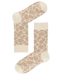 【JAPAN Limited】Happy Socks GIRAFFE クルーソックス 11233131/10233131