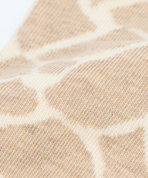 Happy Socks(ハッピーソックス)の「【JAPAN Limited】Happy Socks GIRAFFE クルーソックス 11233131/10233131(ソックス/靴下・レディース・ベージュ・M/L)」の2枚目の写真