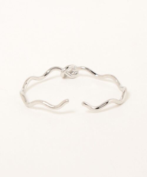 Coo+i（クーイ）の「結び目ウェーブバングル（バングル/リストバンド・レディース・シルバー・FREE）」の8枚目の写真