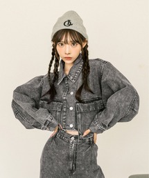 OLIVE des OLIVE | クロップドGジャン　1032070120(デニムジャケット)