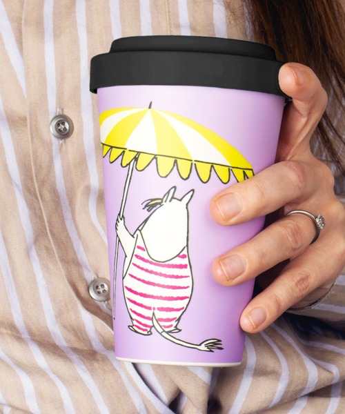 MOOMIN（ムーミン）の「MOOMIN / ムーミン 450ml 生分解性 マグカップ タンブラー 持ち運び 水筒 NBJ（グラス/マグカップ/タンブラー・レディース・ピンク/ブルー/ライトピンク/グリーン/レッド/ライトグリーン/サックスブルー/ネイビー/イエロー/グレー/ブルー系その他/ライトパープル・FREE）」の11枚目の写真