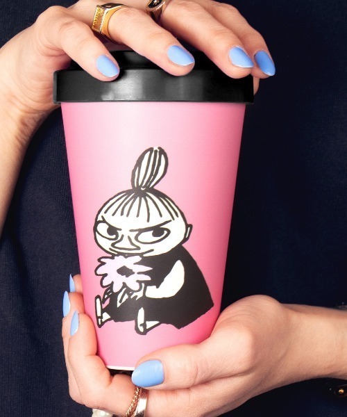 MOOMIN（ムーミン）の「MOOMIN / ムーミン 450ml 生分解性 マグカップ タンブラー 持ち運び 水筒 NBJ（グラス/マグカップ/タンブラー・レディース・ピンク/ブルー/ライトピンク/グリーン/レッド/ライトグリーン/サックスブルー/ネイビー/イエロー/グレー/ブルー系その他/ライトパープル・FREE）」の10枚目の写真