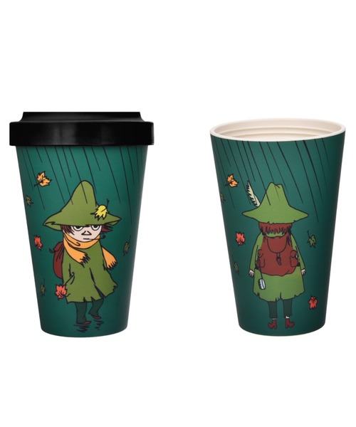 MOOMIN（ムーミン）の「MOOMIN / ムーミン 450ml 生分解性 マグカップ タンブラー 持ち運び 水筒 NBJ（グラス/マグカップ/タンブラー・レディース・ピンク/ブルー/ライトピンク/グリーン/レッド/ライトグリーン/サックスブルー/ネイビー/イエロー/グレー/ブルー系その他/ライトパープル・FREE）」の3枚目の写真