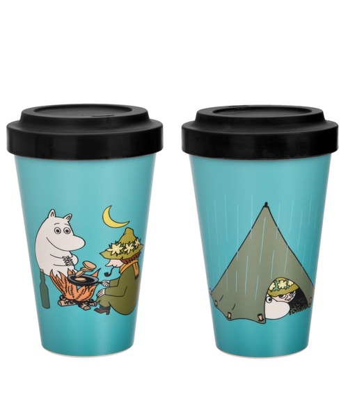 MOOMIN（ムーミン）の「MOOMIN / ムーミン 450ml 生分解性 マグカップ タンブラー 持ち運び 水筒 NBJ（グラス/マグカップ/タンブラー・レディース・ピンク/ブルー/ライトピンク/グリーン/レッド/ライトグリーン/サックスブルー/ネイビー/イエロー/グレー/ブルー系その他/ライトパープル・FREE）」の14枚目の写真