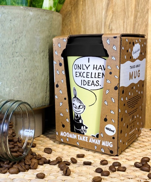 MOOMIN（ムーミン）の「MOOMIN / ムーミン 450ml 生分解性 マグカップ タンブラー 持ち運び 水筒 NBJ（グラス/マグカップ/タンブラー・レディース・ピンク/ブルー/ライトピンク/グリーン/レッド/ライトグリーン/サックスブルー/ネイビー/イエロー/グレー/ブルー系その他/ライトパープル・FREE）」の19枚目の写真