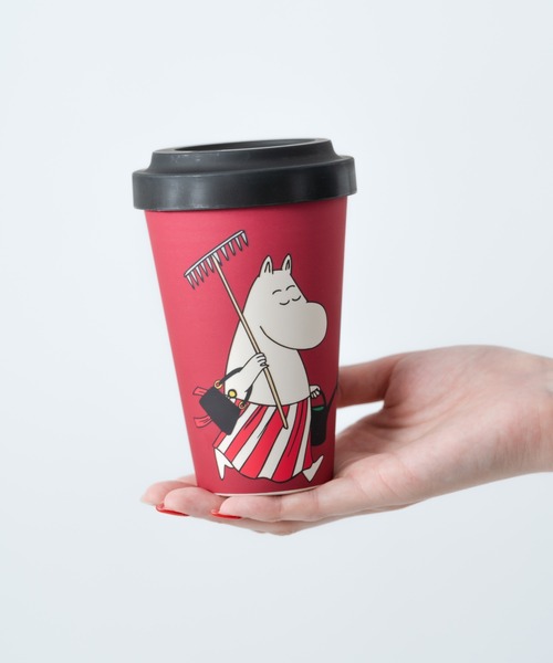 MOOMIN（ムーミン）の「MOOMIN / ムーミン 450ml 生分解性 マグカップ タンブラー 持ち運び 水筒 NBJ（グラス/マグカップ/タンブラー・レディース・ピンク/ブルー/ライトピンク/グリーン/レッド/ライトグリーン/サックスブルー/ネイビー/イエロー/グレー/ブルー系その他/ライトパープル・FREE）」の13枚目の写真