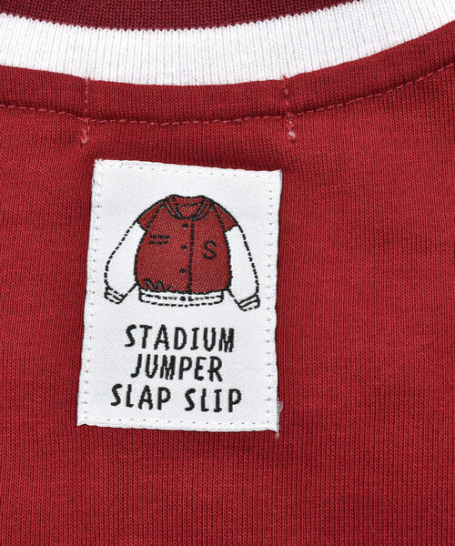 SLAP SLIP（スラップスリップ）の「相良刺しゅうワッペン付スタジャン(80~130cm)（スタジャン・キッズ・ブルー/レッド・110cm/90cm/80ｃｍ/120cm/130cm/100cm）」の11枚目の写真