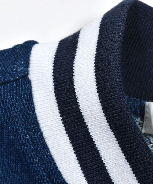 SLAP SLIP（スラップスリップ）の「相良刺しゅうワッペン付スタジャン(80~130cm)（スタジャン・キッズ・ブルー/レッド・110cm/90cm/80ｃｍ/120cm/130cm/100cm）」の16枚目の写真