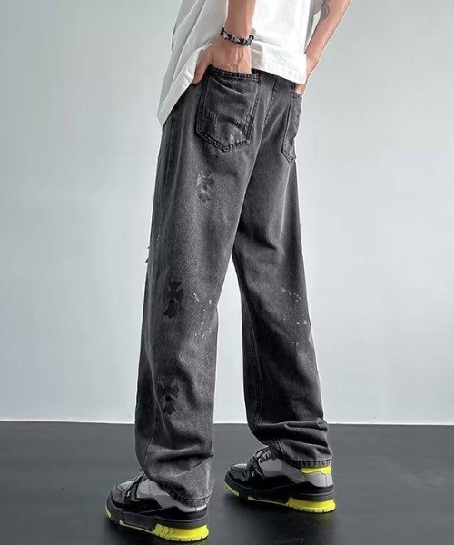 【希少】MCM エムシーエム デニムパンツ 総柄 ロゴ　ヴィンテージ Vintage MCM LOGO Monogram ALL OVER Stretch blue Jeans Pants