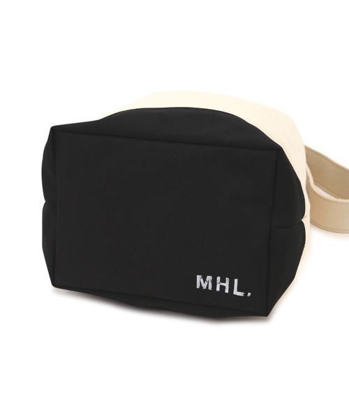 MHL.（エムエイチエル）の「COTTON CANVAS（ショルダーバッグ・レディース・ホワイト系その他2/ブラック・FREE）」の10枚目の写真