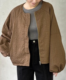 Per sist ence（パーシエンス）の「フクレジャガードノーカラージャケット（ノーカラージャケット）」