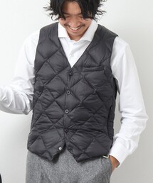 TAION | 【TAION/タイオン】SINGLE SNAP BUTTON DOWN GILET ダウンジレ(ダウンベスト)