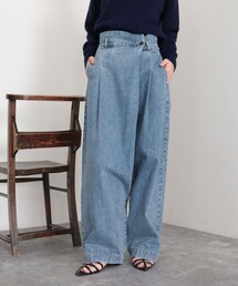 fredy emue | ラップデニムパンツ(デニムパンツ)