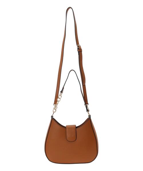 Te chichi（テチチ）の「チェーン×ハーフムーンショルダーバッグ（ハンドバッグ・レディース・ブラック/キャメル・F）」の5枚目の写真