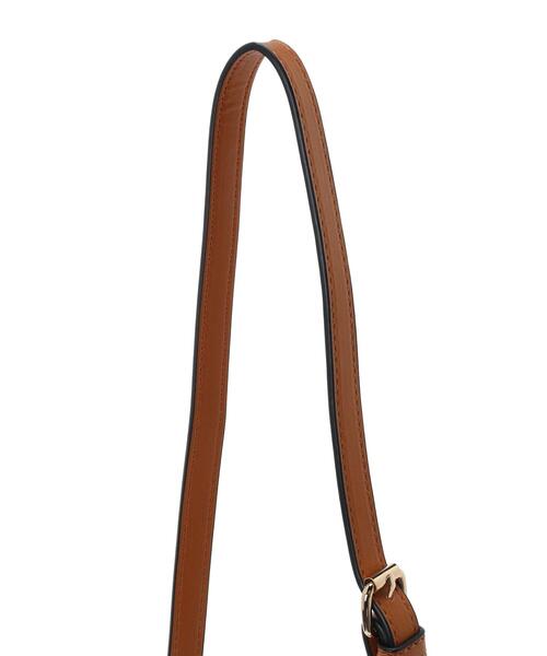 Te chichi（テチチ）の「チェーン×ハーフムーンショルダーバッグ（ハンドバッグ・レディース・ブラック/キャメル・F）」の4枚目の写真