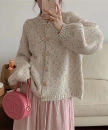 LAC-VERT | ミックスカラーゆるシルエットニットカーディガン(ニット/セーター)