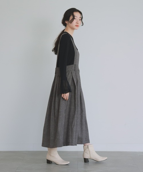 morphose　トランプ　エプロン風　スカート Edit Sheen 腰巻風ロングスカート | 人気レディースファッション