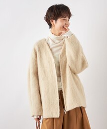 NOLLEY’S | ECOLAMAシャギージップブルゾン(ブルゾン)