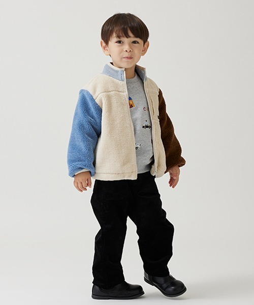 セール】ボアジップブルゾン（ブルゾン）｜petit main（プティマイン