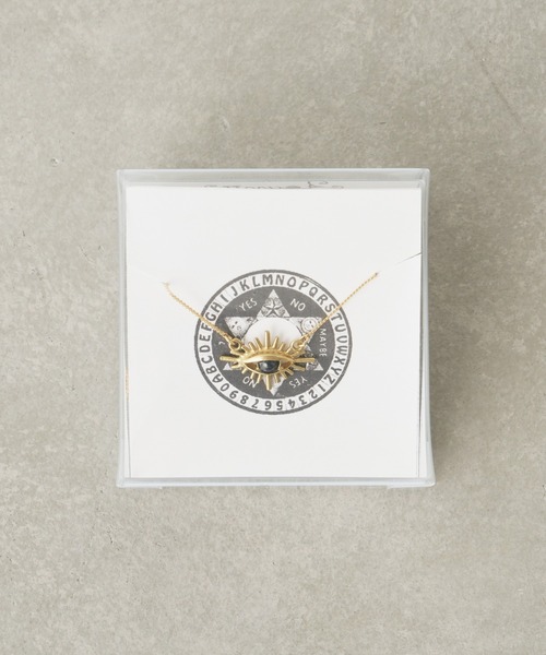 aquvii（アクビ）の「アクビ rock eye necklace（ネックレス・レディース・ブルー/ブラック・フリー）」の5枚目の写真