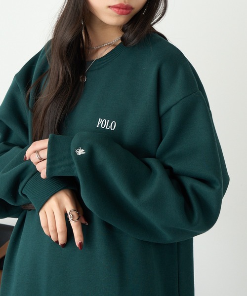 POLO BCS(ポロ ビーシーエス)の「【POLO BCS】ロイヤルスウェット Mini POLO crew neck Classical sweat ミニポロ(スウェット・レディース・ブラック/ホワイト/ネイビー/ホワイト系その他2/ブラック系その他2/ネイビー系2/グリーン・L/XL/S/M/XS)」の6枚目の写真